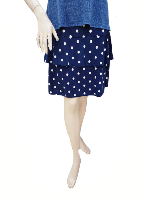 3 Tier PRINTED SKORT with the Ruffle in the center - SH001